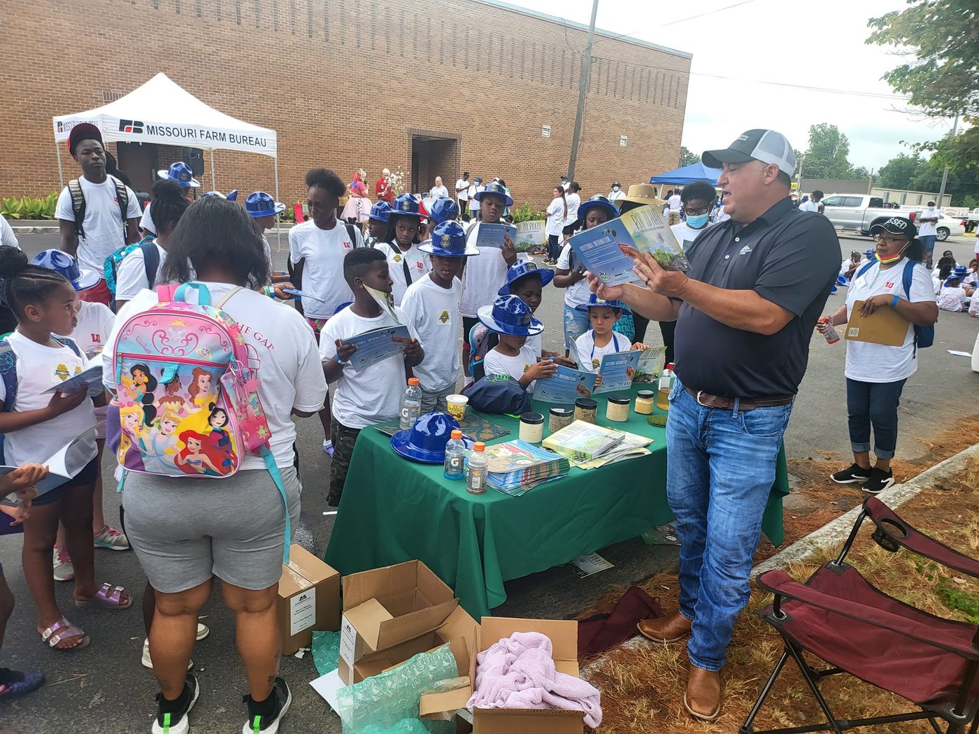 Youth engaging with the Missouri Farm Bureau